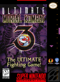 Ultimate Mortal Kombat 3 - Fanart - Box - Front (North America) - 1534x2100