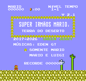 Super Mario Bros.: Desert Land - Screenshot - Game Title (South America) - 256x240