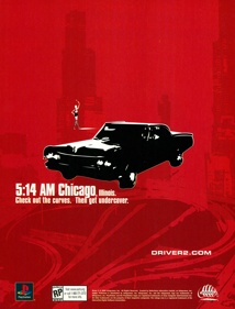 Driver 2: The Wheelman Is Back - Advertisement Flyer - Front (United States) - 1678x2200