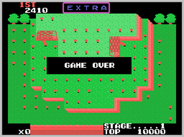Mr. Do! Run Run - Screenshot - Game Over (World) - 256x192