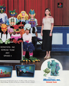 Disney-Pixar Monsters, Inc.: Scream Team - Advertisement Flyer - Front (United States) - 1759x2200