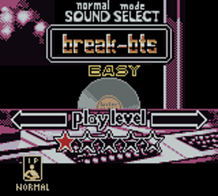 beatmania GB - Screenshot - Game Select (Japan) - 160x144