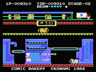 Comic Bakery (Opcode) - Screenshot - Gameplay (World) - 256x192