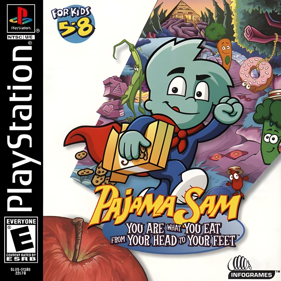 Pajama Sam: You Are what You Eat from Your Head to Your Feet - Box - Front (North America) - 850x850