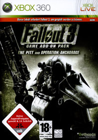 Fallout 3 Game Add-On Pack: The Pitt and Operation: Anchorage - Box - Front (Germany) - 600x855
