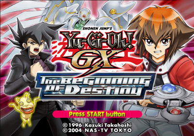 Yu-Gi-Oh! GX: The Beginning of Destiny - Screenshot - Game Title (North America) - 640x448