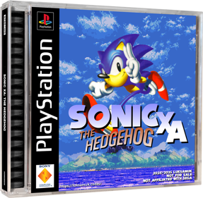 Sonic the Hedgehog XA - Box - 3D (World) - 1227x1200