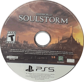 Oddworld: Soulstorm Enhanced Edition - Disc (North America) - 531x517