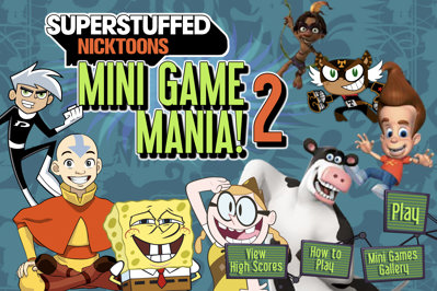 Superstuffed Nicktoons: Mini Game Mania! 2 - Screenshot - Game Title (United States) - 3150x2100