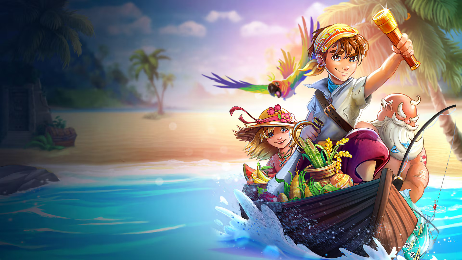 Illustration of Stranded Sails - Explorers of the Cursed Islands