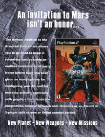 Armored Core 2 - Advertisement Flyer - Front (United States) - 1917x2496