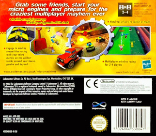 Micro Machines V4 - Box - Back (Europe) - 1485x1295