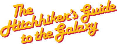 The Hitchhiker's Guide to the Galaxy - Clear Logo (North America) - 1200x456