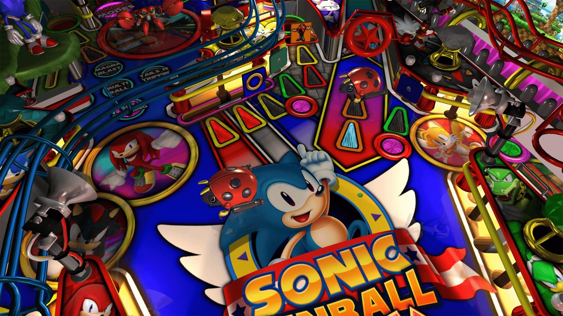 Illustration of Sonic Pinball Mania