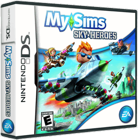 MySims: SkyHeroes - Box - 3D (North America) - 868x880