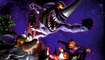 Rampage 2: Universal Tour - Fanart - Background (World) - 1920x1100