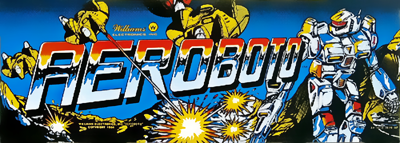 Aeroboto - Arcade - Marquee (North America) - 1397x500