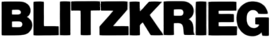 Blitzkrieg - Clear Logo (North America) - 1872x256