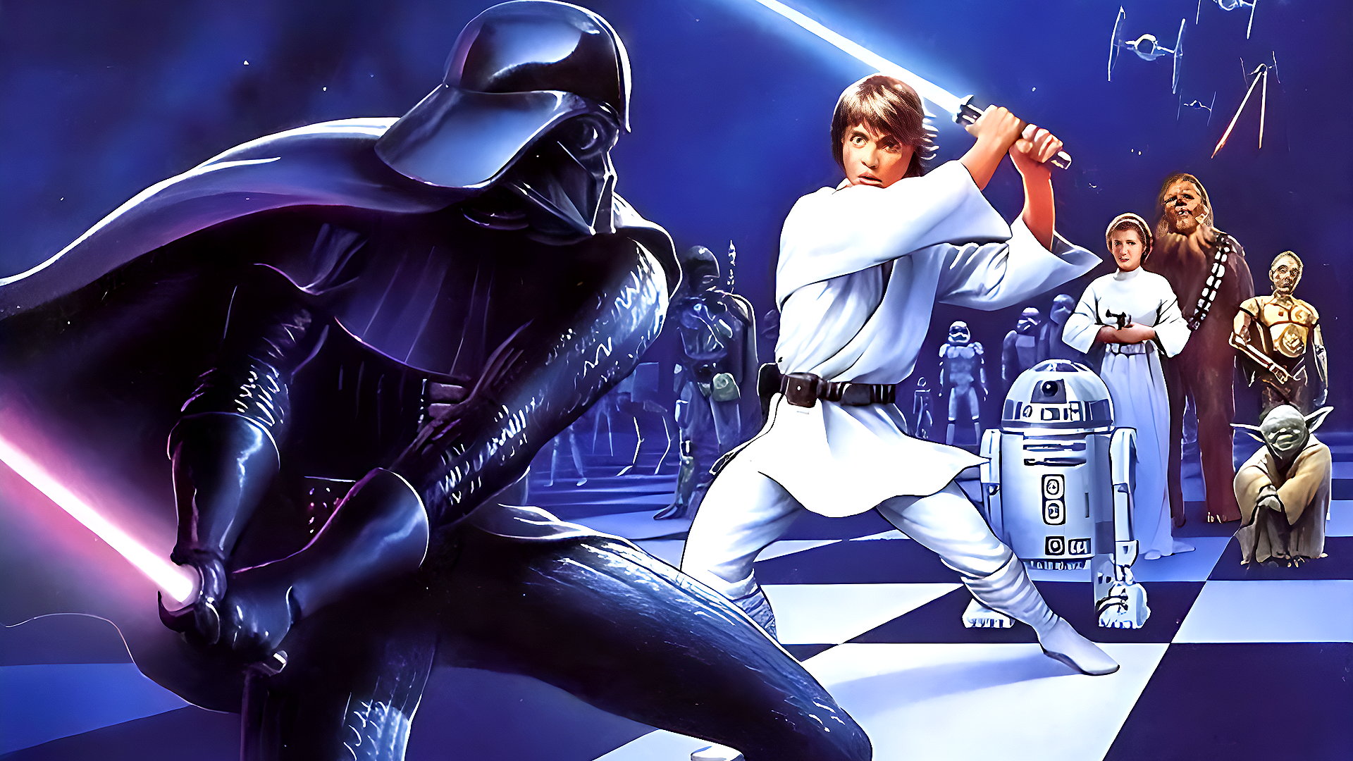 Illustration of The Software Toolworks' Star Wars Chess