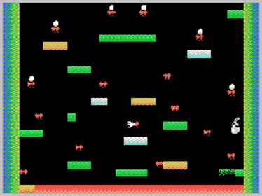 Easter Bunny - Screenshot - Gameplay (World) - 256x192