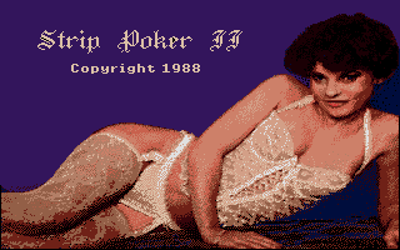 Strip Poker II: A Sizzling Game of Chance - Screenshot - Game Title (United States) - 320x200