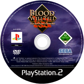 Blood Will Tell: Tezuka Osamu's Dororo - Disc (Europe) - 1280x1280