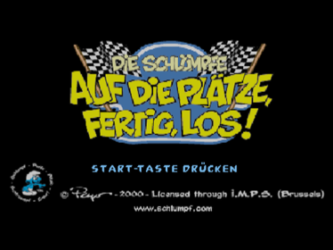 Smurf Racer! - Screenshot - Game Title (Germany) - 640x480