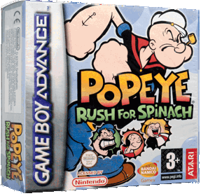 Popeye: Rush for Spinach - Box - 3D (Europe) - 1001x978