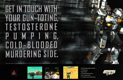 Armored Core - Advertisement Flyer - Front (North America) - 4000x2620