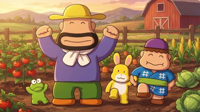 Oraga Land Shusai: Best Farmer Shuukakusai - Fanart - Background (Japan) - 1920x1080