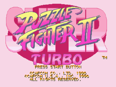 Super Puzzle Fighter II Turbo - Screenshot - Game Title (World) - 640x480