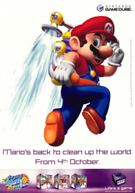 Super Mario Sunshine - Advertisement Flyer - Front (United Kingdom) - 1749x2500