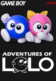 Adventures of Lolo - Fanart - Box - Front (North America) - 490x710