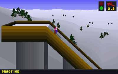 Deluxe Ski Jump - Screenshot - Gameplay (World) - 320x200