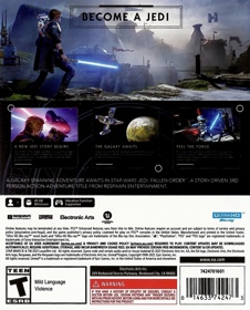 Star Wars Jedi: Fallen Order - Box - Back (North America) - 1128x1400