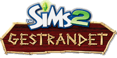 The Sims 2: Castaway - Clear Logo (Germany) - 300x149