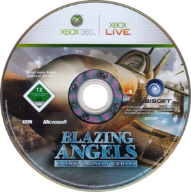 Blazing Angels: Squadrons of WWII - Disc (Europe) - 762x766
