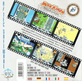 Blazing Thunder - Box - Back (Europe) - 807x800