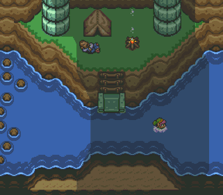 The Legend of Zelda: A Link to the Past - Screenshot - Gameplay (World) - 256x224
