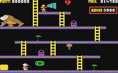 Kong (Anirog Software) - Screenshot - Gameplay (Italy) - 320x200