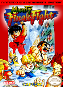 Mighty Final Fight - Fanart - Box - Front (North America) - 496x680