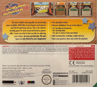 Bowling Bonanza 3D - Box - Back (Europe) - 1388x1246