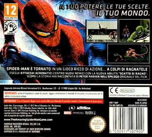 The Amazing Spider-Man - Box - Back (Italy) - 672x605