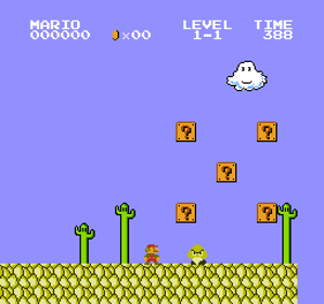 Super Mario Bros.: Desert Land - Screenshot - Gameplay (North America) - 256x240