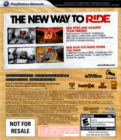 Tony Hawk: Ride - Box - Back (North America) - 1250x1440