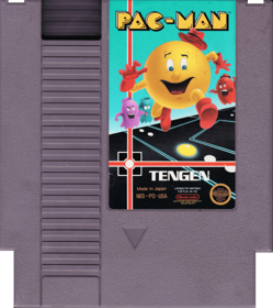 Pac-Man (Tengen) - Cart - Front (North America) - 700x788