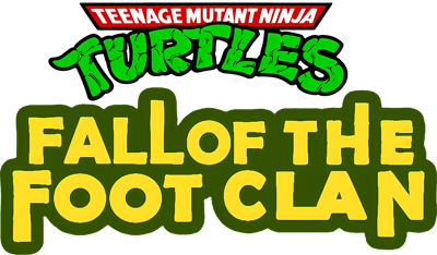 Teenage Mutant Ninja Turtles: Fall of the Foot Clan - Clear Logo (World) - 1200x702