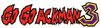 Go Go Ackman 3 - Clear Logo (World) - 1216x342