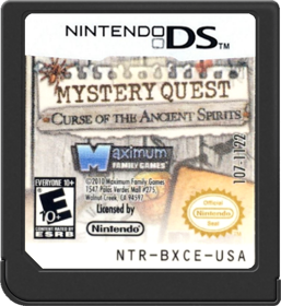 Mystery Quest: Curse of the Ancient Spirits - Cart - Front (North America) - 517x564