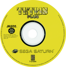 Tetris Plus - Disc (North America) - 1370x1378